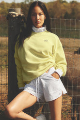 Accolade Crew Neck Pullover - Sunshine