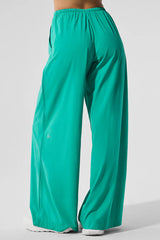 Breezy Wide Leg Pant (Long) - Spruce Green