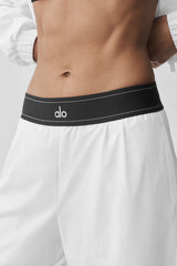 Suit Up Trouser (Long) - White/Black