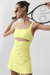 Slice Tennis Dress - Sunshine