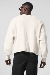 Scholar Cardigan Sweater - Ivory