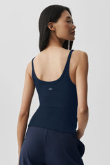 Ribbed Adore Tank - Navy