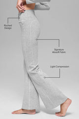 Alosoft Intuition High-Waist Bootcut - Athletic Heather Grey