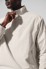 Light Weight Takeaway Track Pullover - Bone