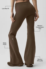 Airbrush Low-Rise Bootcut Legging - Espresso