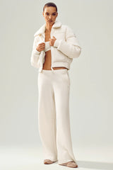 Cashmere Northstar Sweater Puffer - Ivory