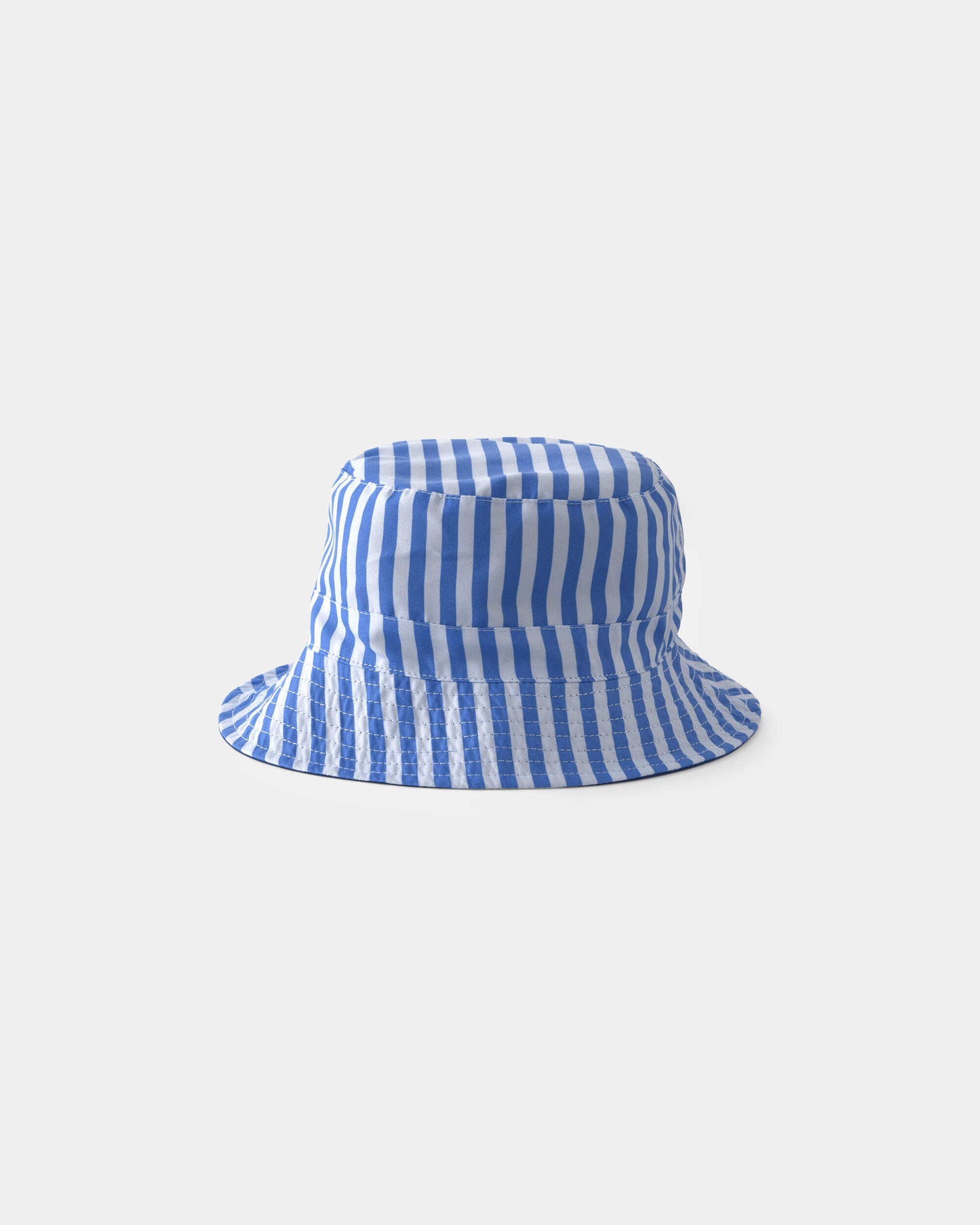 Toddler Boy Reversible Stripe Bucket Swim Hat - Blue