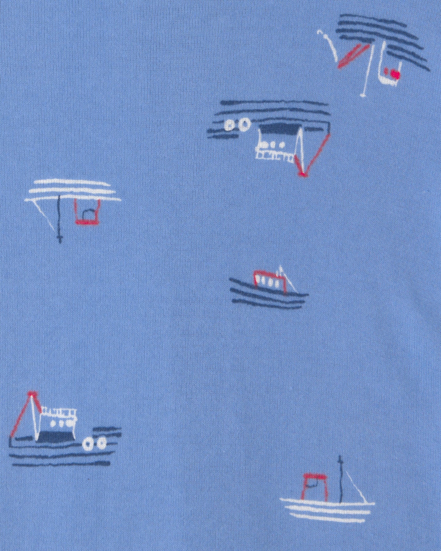 Toddler Boy 2-Pack Boat Snug Fit 1-Piece Pajama - Blue