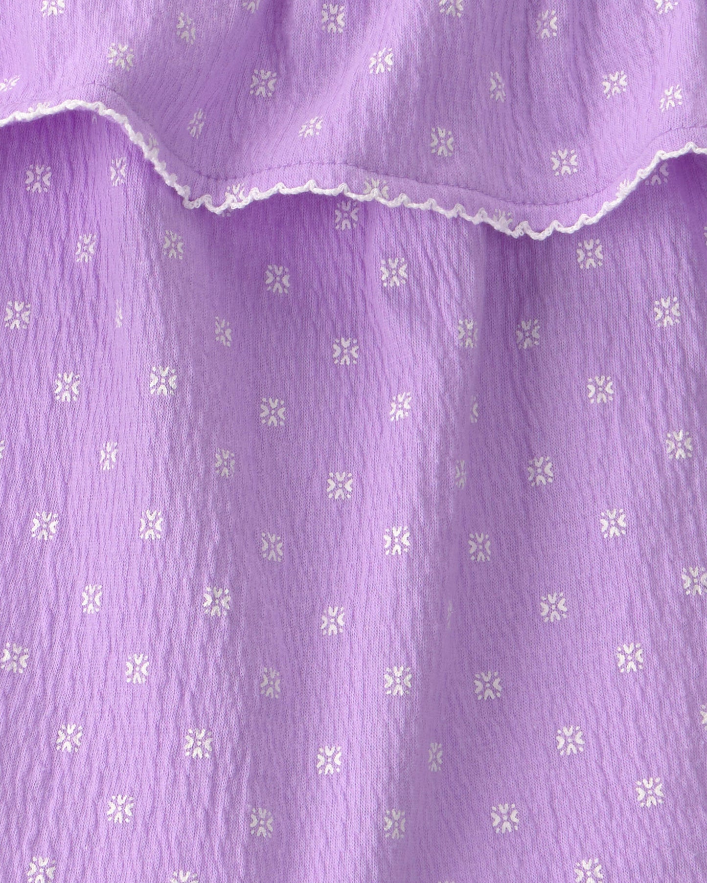 Toddler Girl 2-Piece Ruffle Tank Top & Short Set - Purple