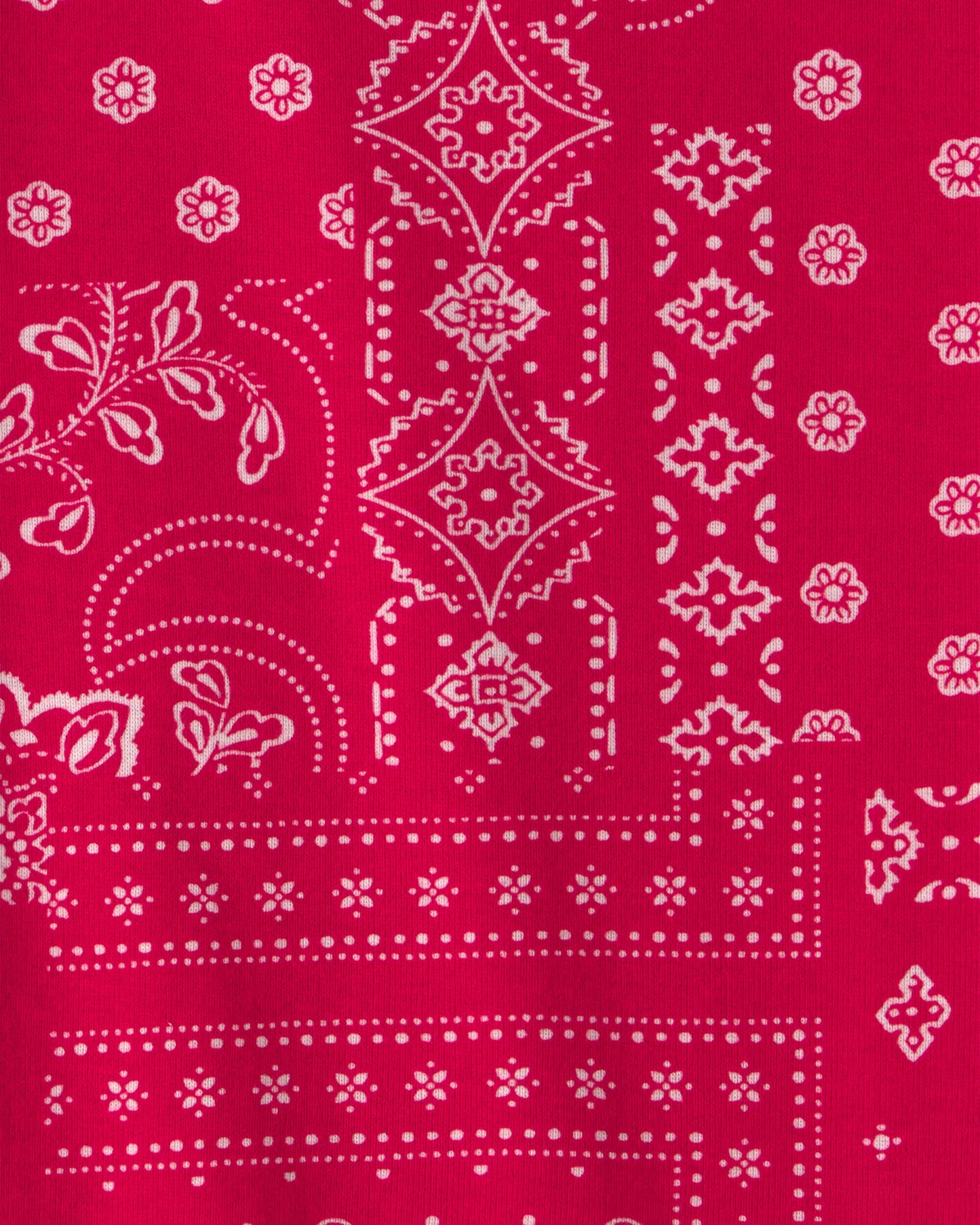 Toddler Girl Bandana Ruffle-Sleeve Top - Red