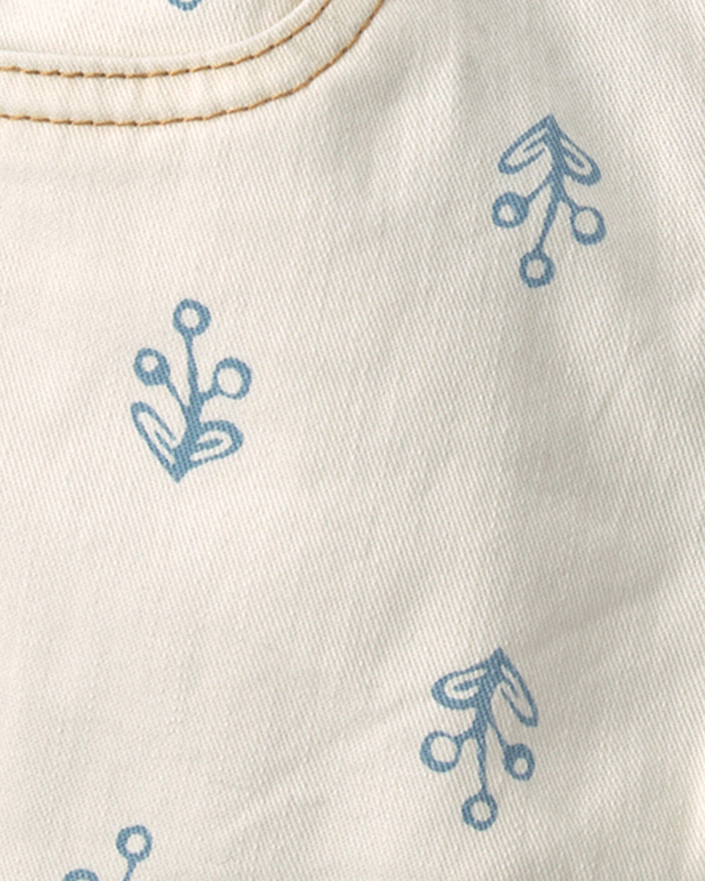 Toddler Girl Floral Twill Shorts - Ivory