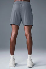 7" Conquer React Performance Short - Steel Grey