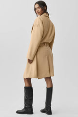 Wool Gameday Overcoat - Camel