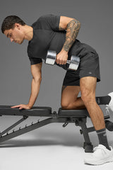 ALO Vapor Crewneck Short Sleeve - Anthracite