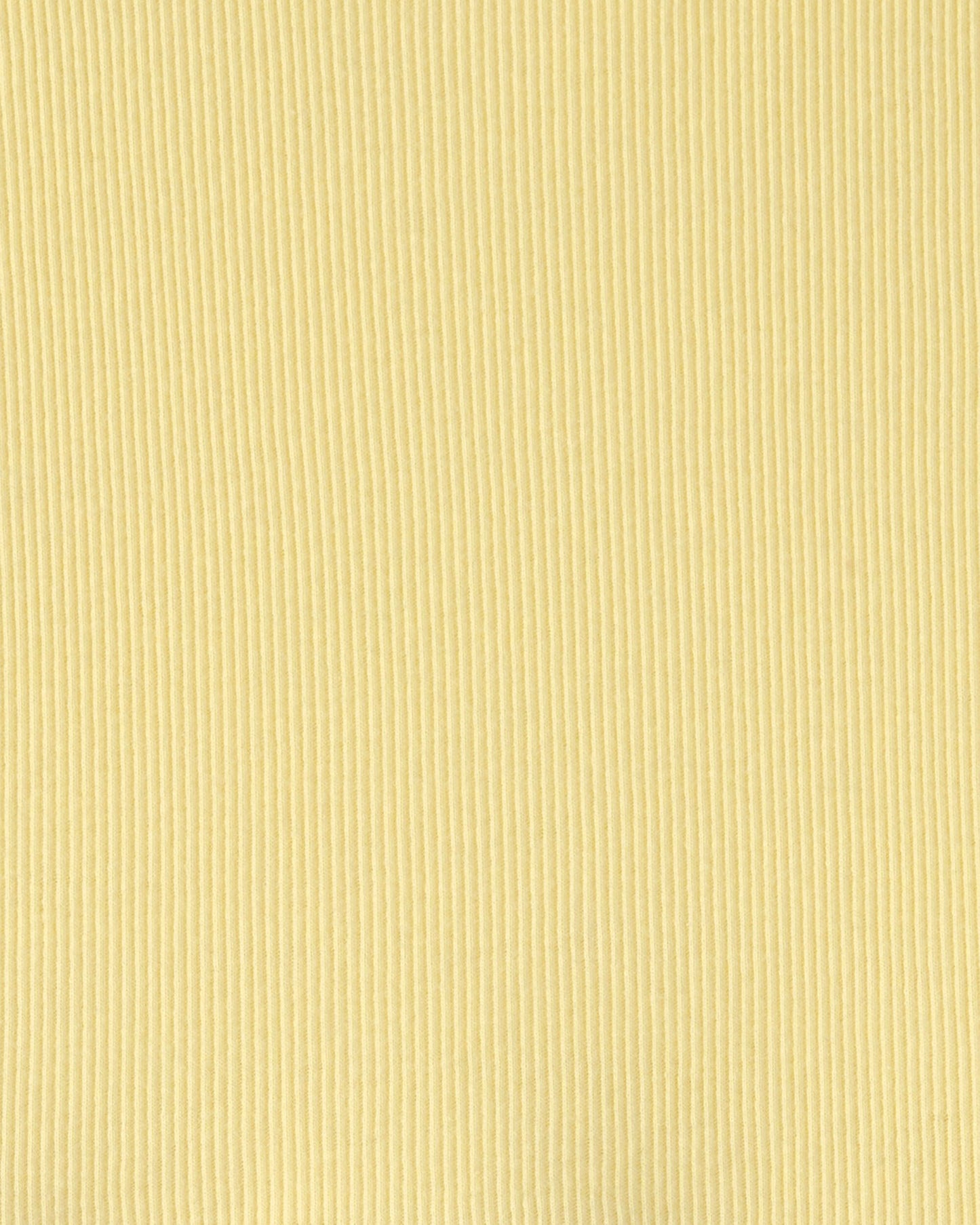 Girls Rib Short-Sleeve Dress - Yellow