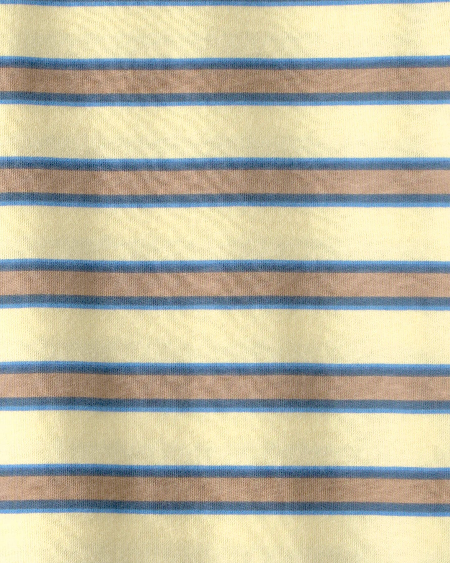 Kids Striped T-Shirt - Yellow/Brown