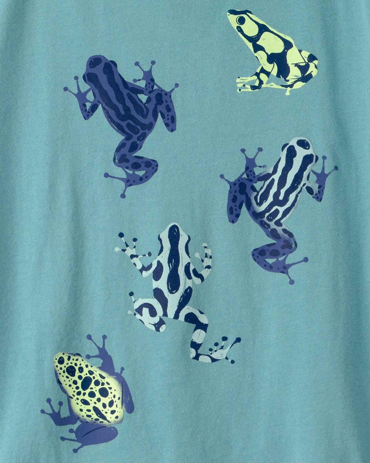 Kids Frog Graphic Tee - Green