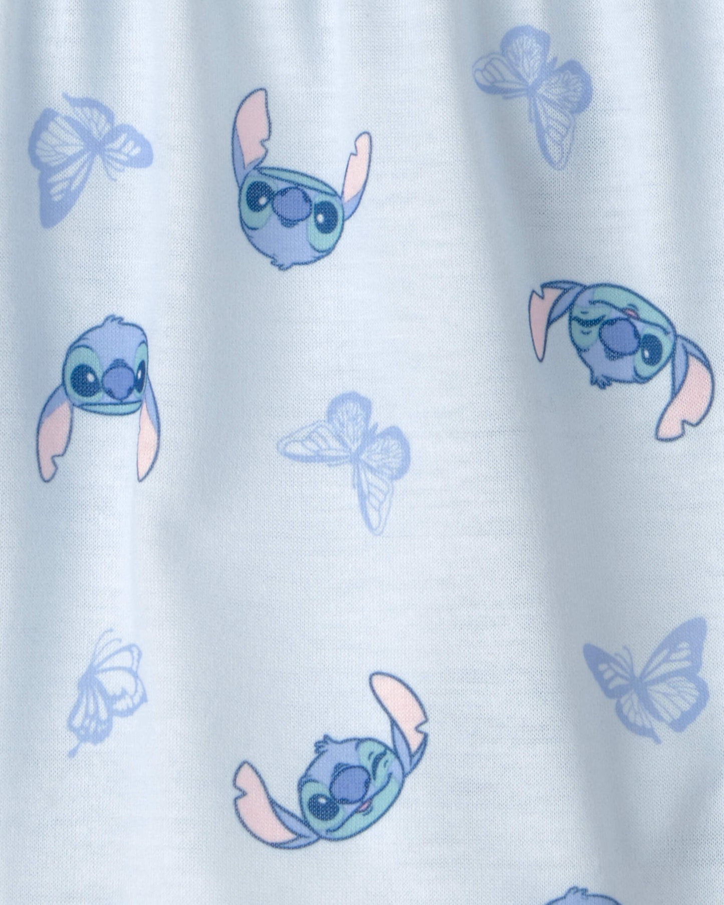 Girls 2-Piece Disney© Lilo & Stitch Short-Sleeve Pajama Set - Blue