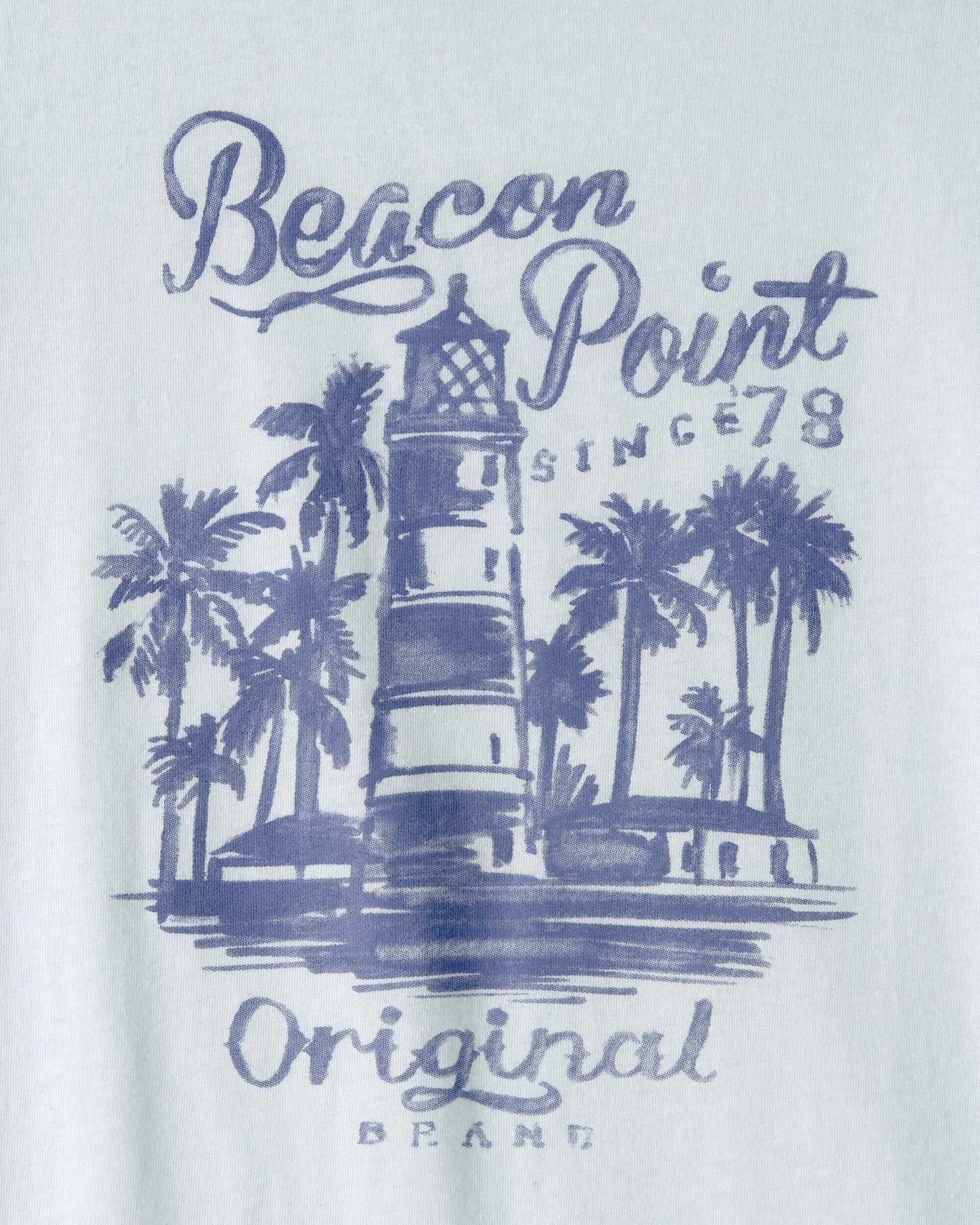 Kids Lighthouse Graphic Tee - Blue