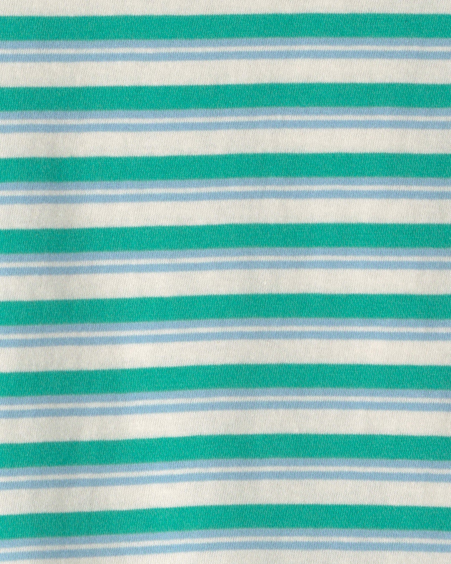 Boys Striped Tee - Green/Yellow