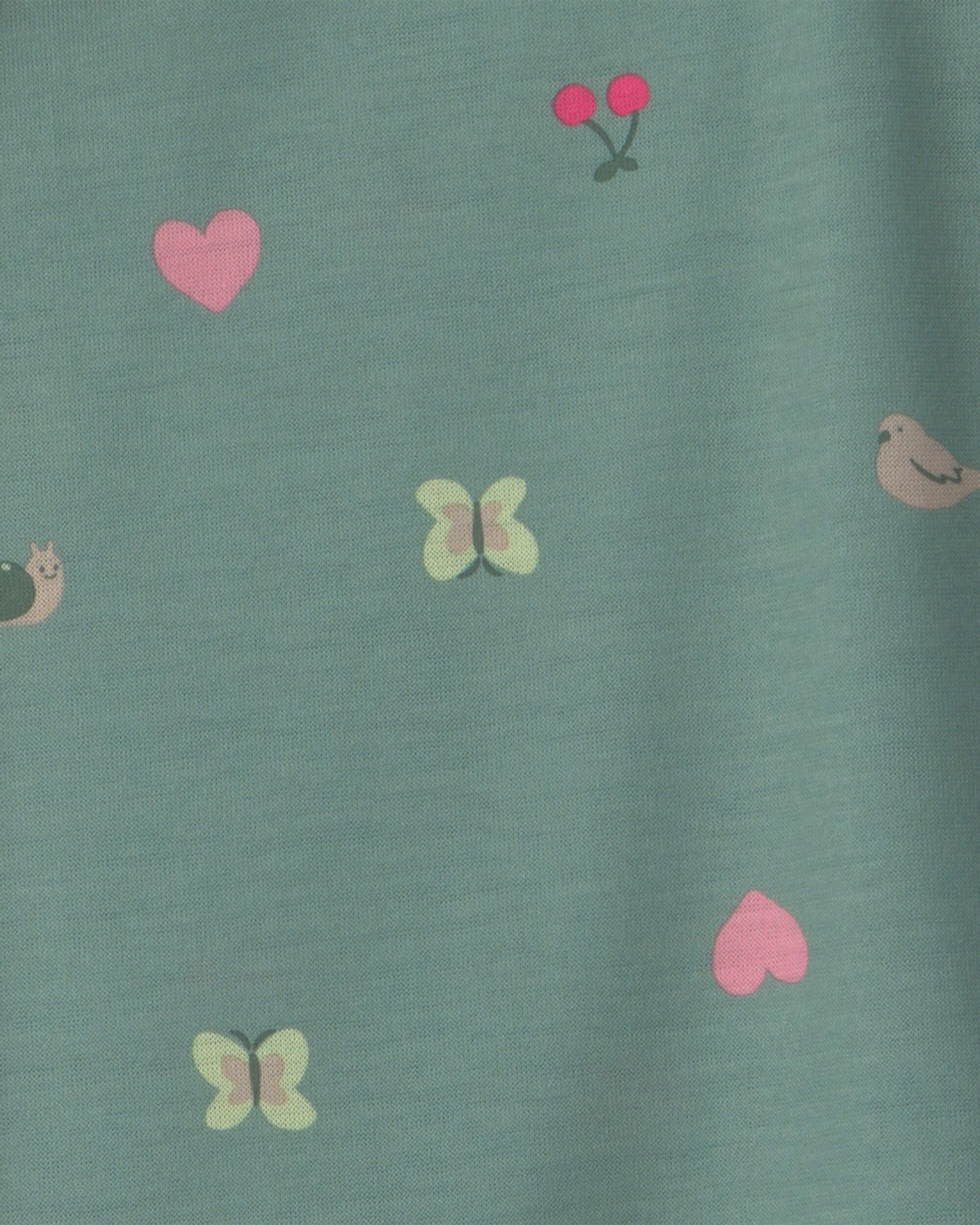 Girls 2-Pack Butterfly Night Gowns - Pink/Green