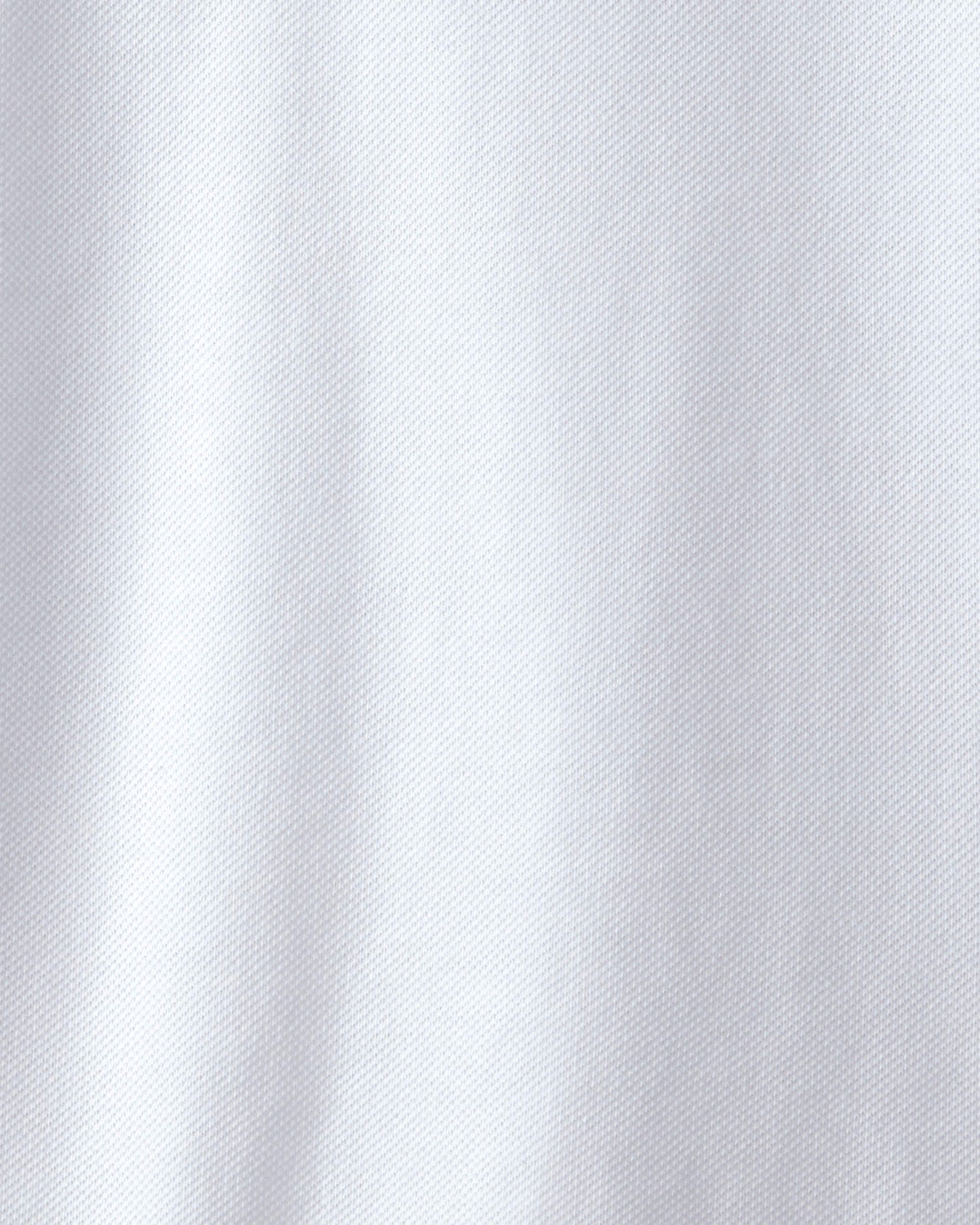 Boys Uniform Piqué Long-Sleeve Polo Shirt - White