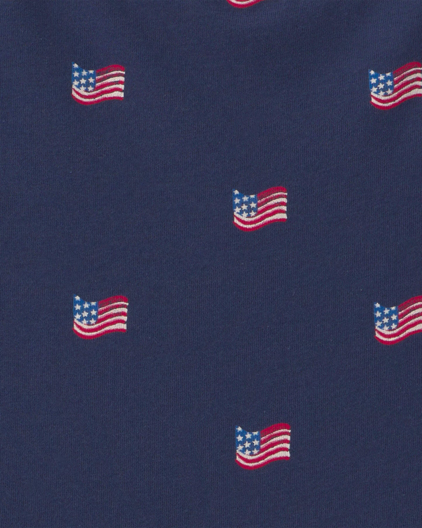 Girls American Flag Romper - Navy Blue