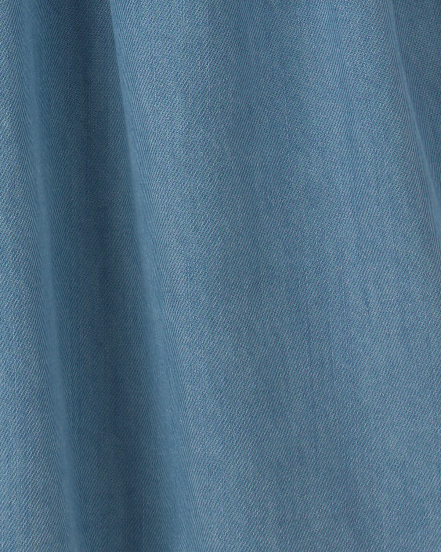 Girls Denim Short-Sleeve Dress - Indigo