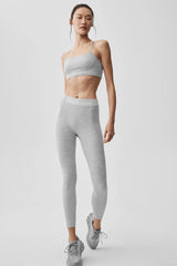 Alosoft Relay Bra - Athletic Heather Grey/White