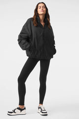 Latitude Light Weight 1/2 Zip Pullover Jacket - Black
