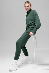 Waffle Weekend Escape Jogger - Clover Green
