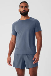 Triumph Raglan Tee - Bluestone