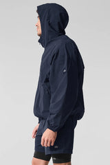 Vantage Nylon Ripstop Track Jacket - Navy
