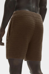 5" Shift Knit Short - Espresso