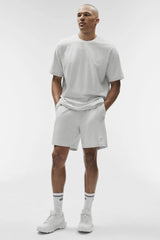 7" Double Take Short - White Heather