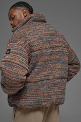 Stage Sweater Puffer - Brown Multi