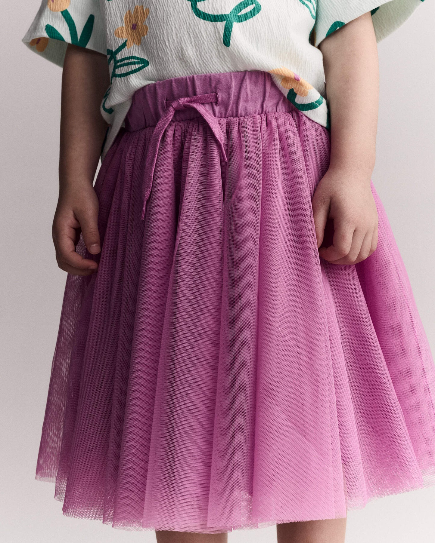 Toddler Girl Avenue Twirl™ Midi Skirt with Tulle - Purple