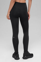 Airlift High-Waist Elongated Legging - Black