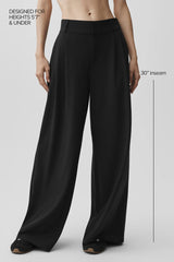 High-Waist Dreamscape Trouser (Regular) - Black