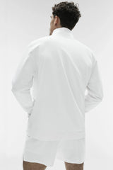 Conquer Max Mock Neck Full Zip - White