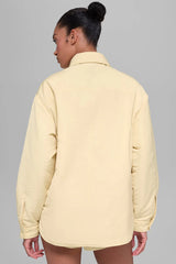 Socialite Shacket - Candlelight Yellow