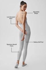 Alosoft One And Done Onesie - Athletic Heather Grey