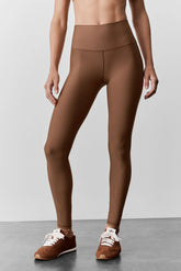 7/8 High-Waist Airlift Legging - Sun Kissed Brown