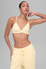 Splendor Bra - Candlelight Yellow/White