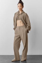 High-Waist Pursuit Trouser (Regular) - Gravel