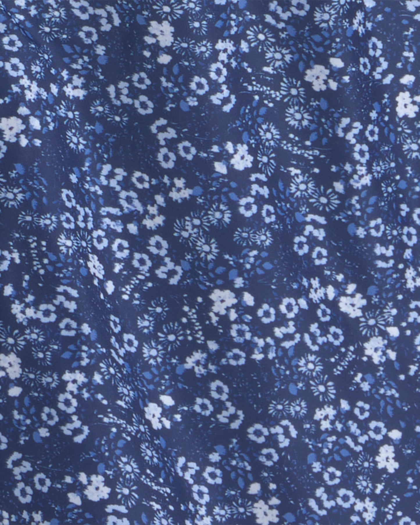 Girls Floral Midweight Jacket - Blue