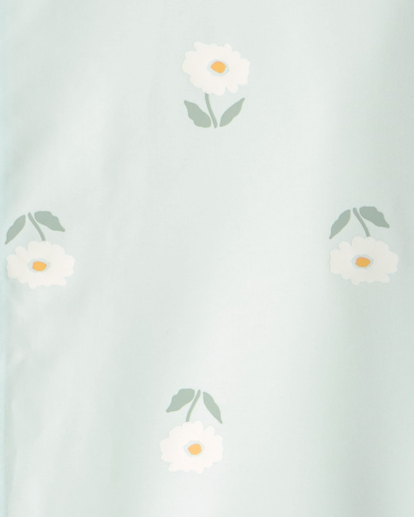 Girls Floral Raincoat - Blue
