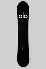 ALO Glacier Snowboard - Black/White