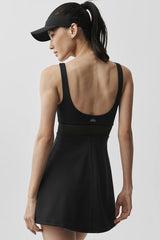 Airlift Double Trouble Tennis Dress - Black