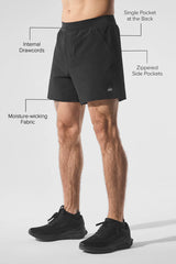 5" Repetition Short - Black